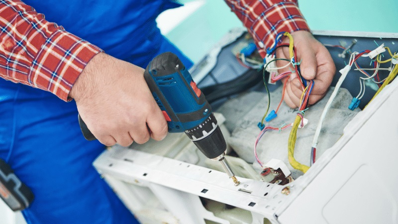 Sakarya Profilo Profilo çamaşır makinesi kart tamiri – Su almama arızası orijinal parça ile giderildi. - Teknik servis örneği